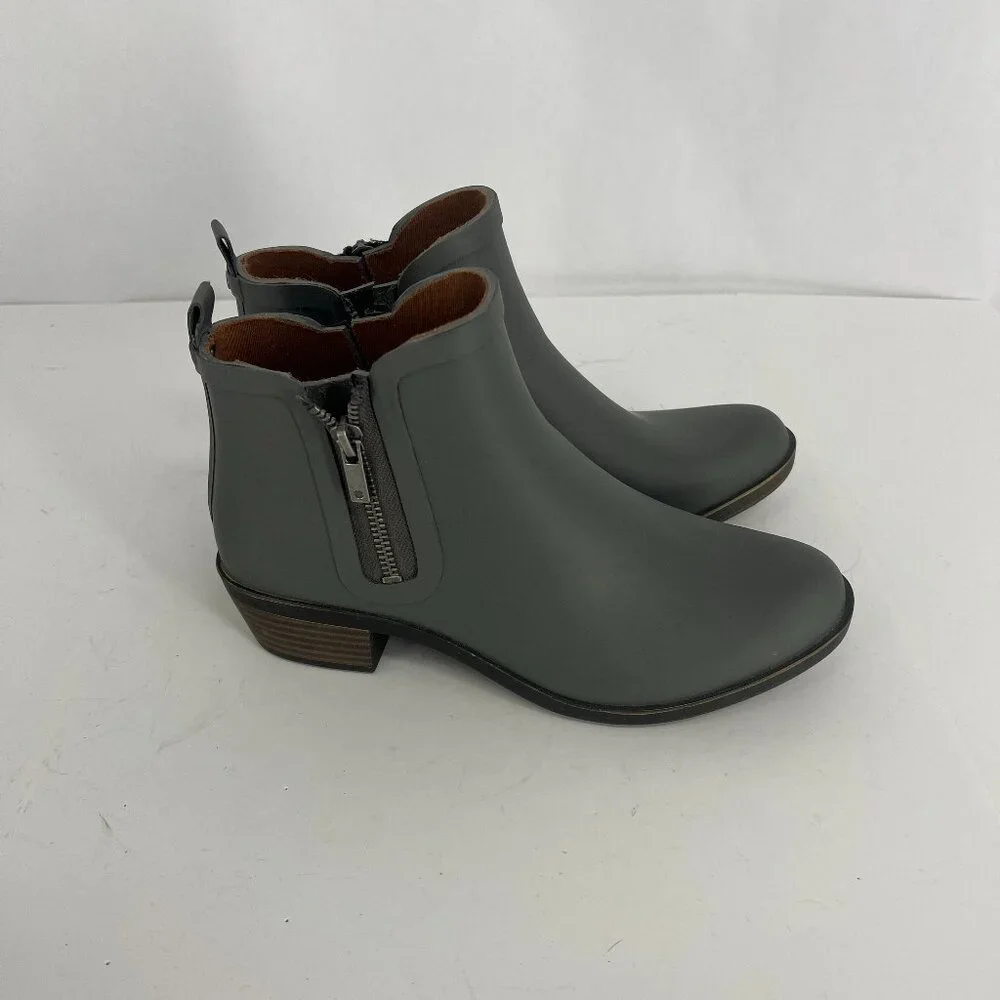 Lucky Brand Baselrain Rain Booties - 8 Excellent condition